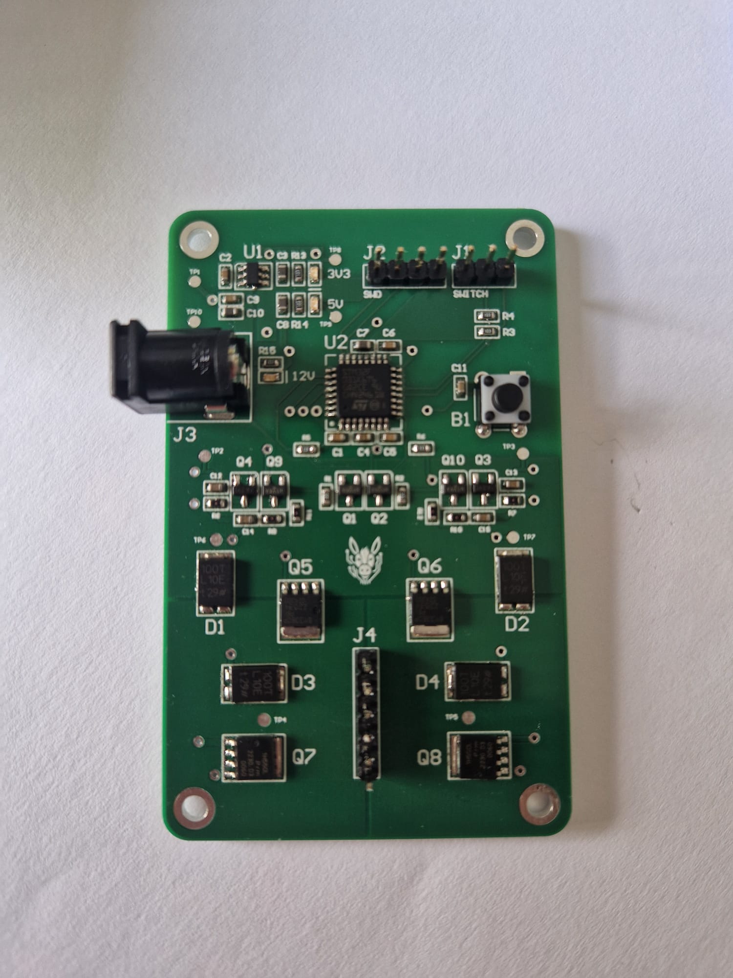 Motor driver PCB photo
